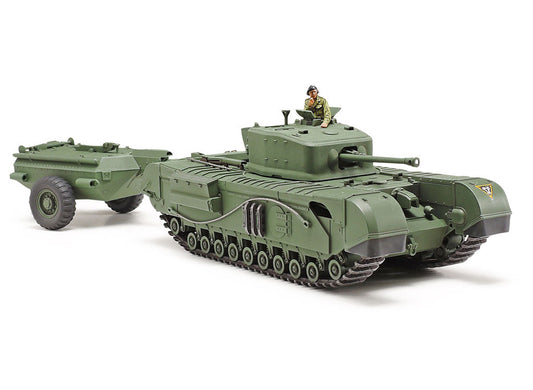 Tamiya 1/48 Military - 1/48 British Churchill Mk.VII Crocodile Tank - 32594