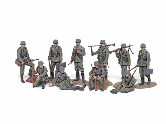 Tamiya 1/48 Military - 1/48 WWII Wehrmacht Infantry Set - 32602
