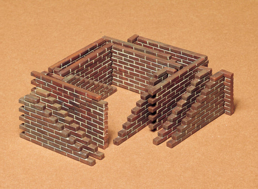 Tamiya 1/35 Military - Brick Wall Set - 35028