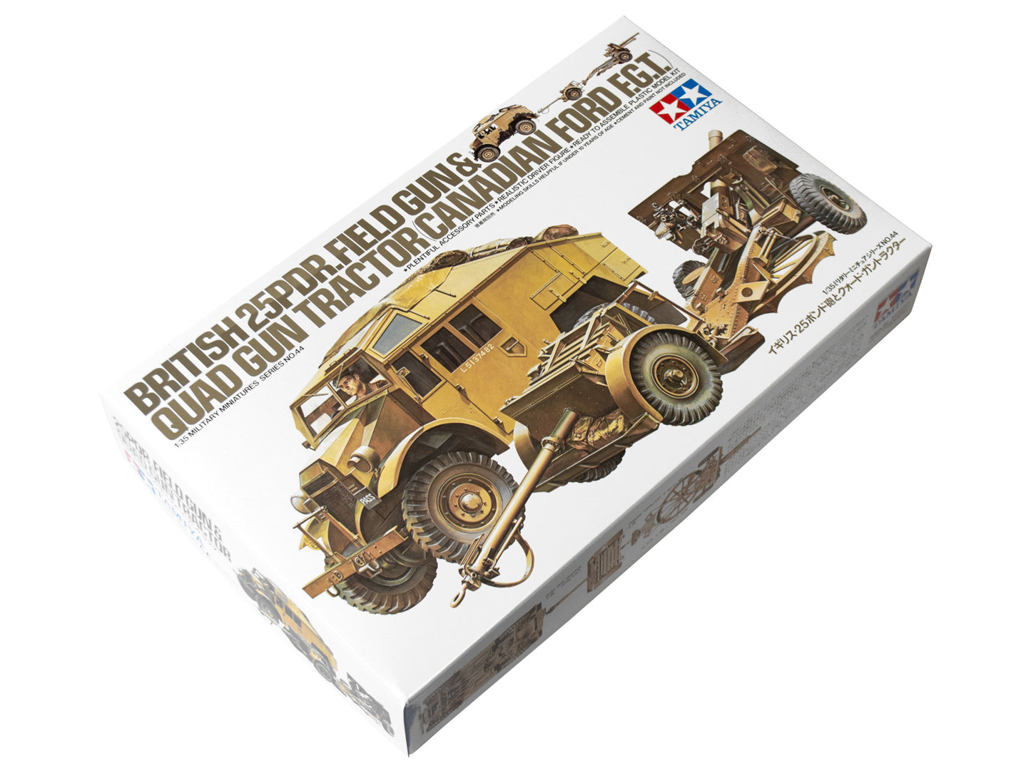 1/35 Tamiya - British 25-pdr Field Gun & Quad Gun Tractor
