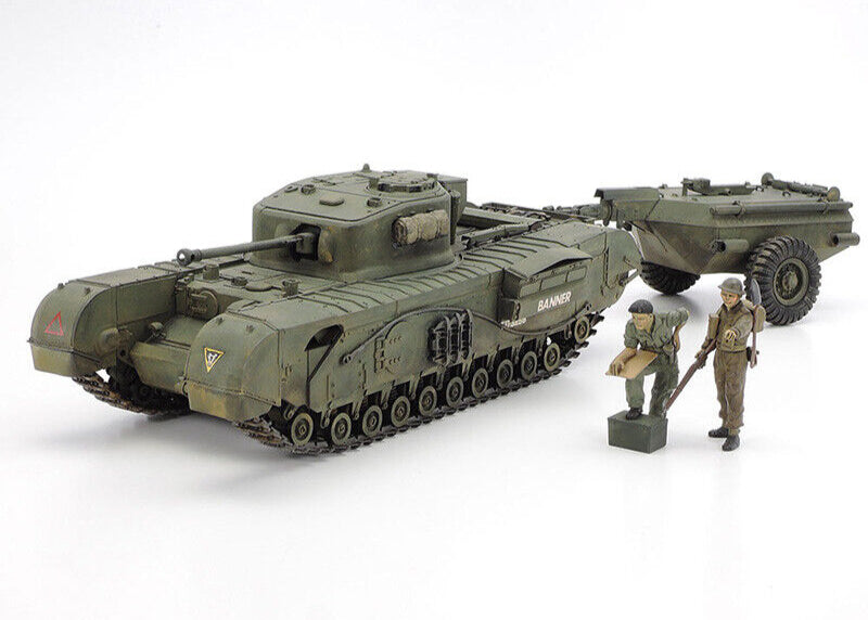 1/35 Tamiya - British Churchill Crocodile / Churchill Mk.VII w/trailer