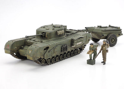 1/35 Tamiya - British Churchill Crocodile / Churchill Mk.VII w/trailer