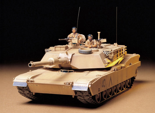 Tamiya 1/35 Military - U.S. M1A1 Abrams 120mm Gun Main Battle Tank - 35156