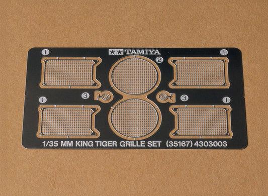 Tamiya 1/35 Military - King Tiger Etched Grille - 35167