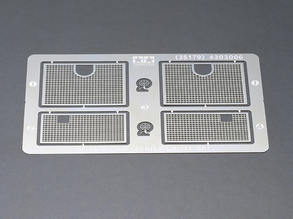 Tamiya 1/35 Military - Tiger 1 Etched Grille - 35179
