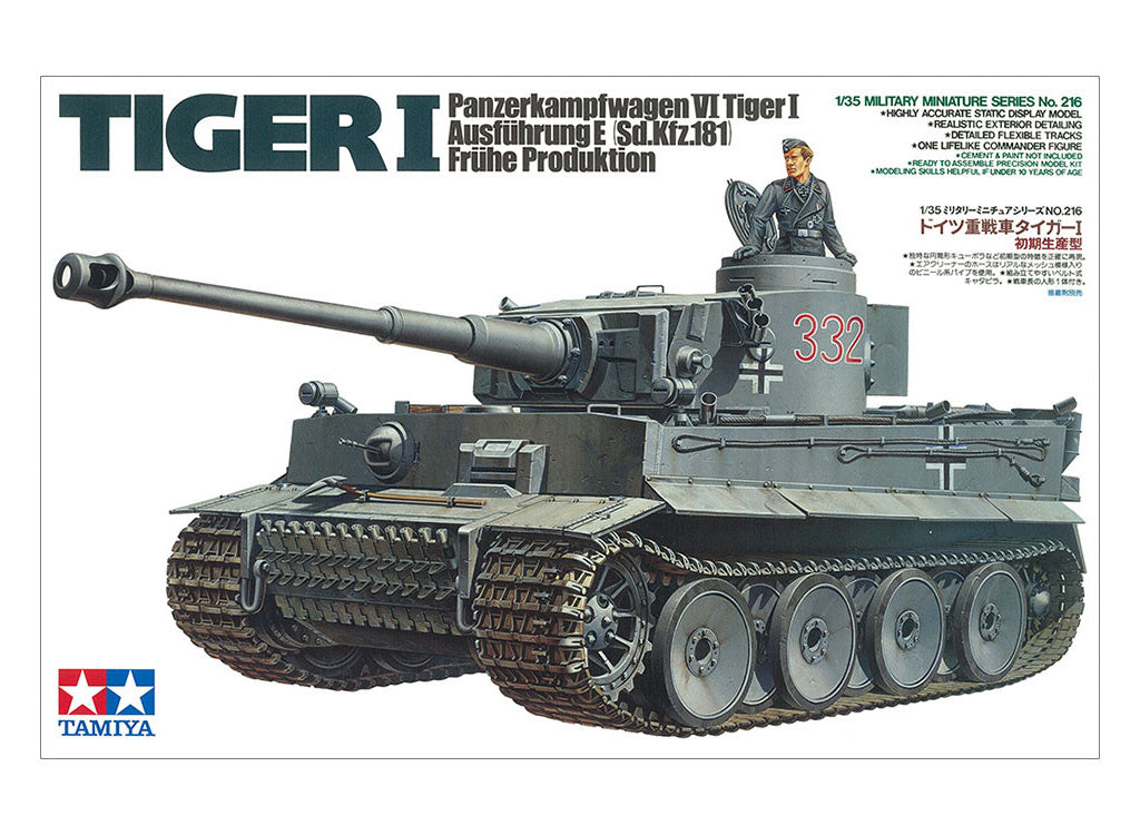 Tamiya 1/35 Military - German Tiger I Early Production - 35216
