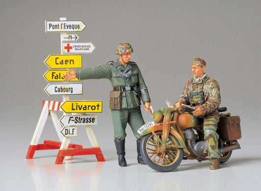 Tamiya 1/35 Military - German Motorcycle Orderly Set - 35241
