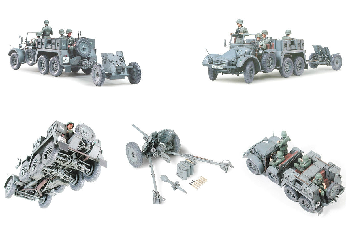 Tamiya 1/35 Military - Krupp Towing Truck with 37mm Pak - 35259