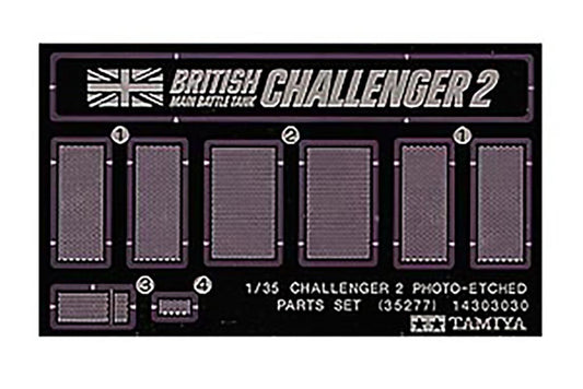 Tamiya 1/35 Military - Challenger 2 Photo-Etched Part - 35277