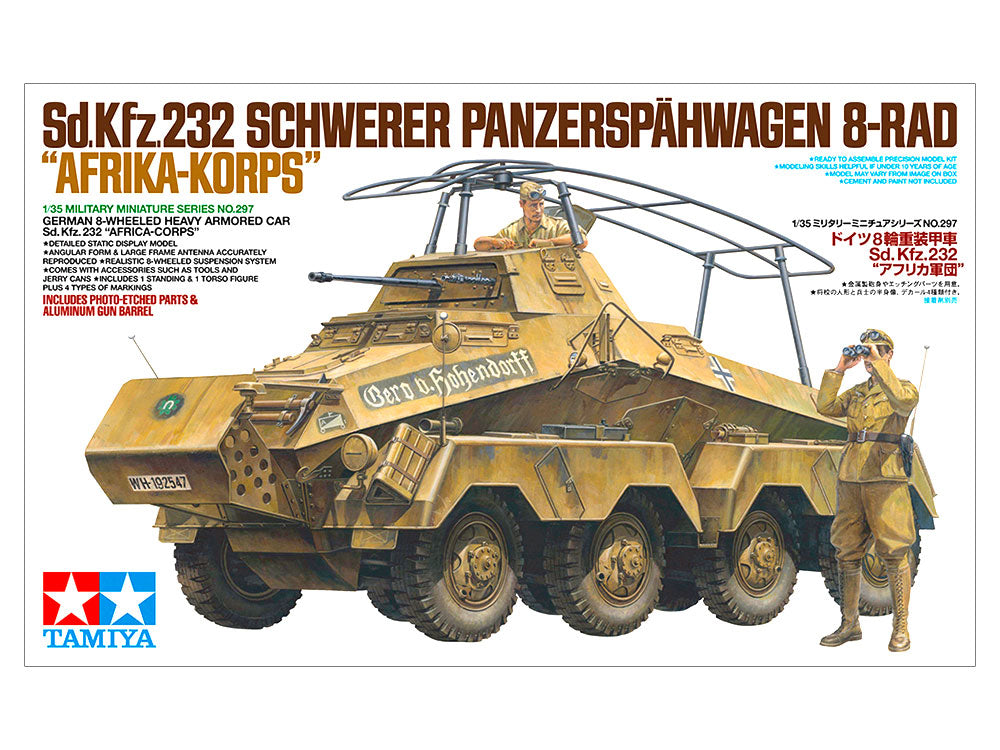 Tamiya 1/35 Military - Sd Kfz 232 Africa Corps - 35297