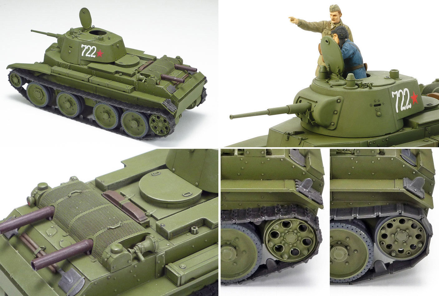 Tamiya 1/35 Military - 1/35 Russian Tank BT-7 Model 1937 - 35327