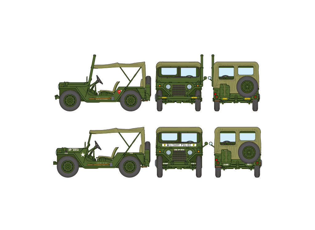 Tamiya 1/35 Military - U.S. Utility Truck M151A1 Jeep "Vietnam War" - 35334