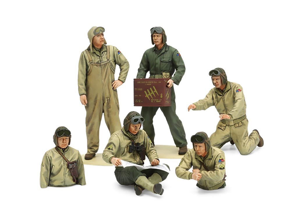 Tamiya 1/35 Military - U.S. Tank Crew European Theatre - 35347