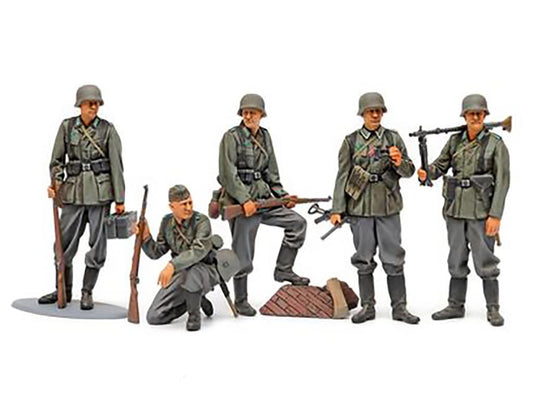 Tamiya 1/35 Military - 1/35 German Infantry Mid WWII - 35371