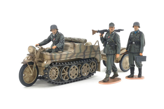 Tamiya 1/35 Military - 1/35 Sd.Kfz.2 Kettenkraftrad Mid Production - 35377