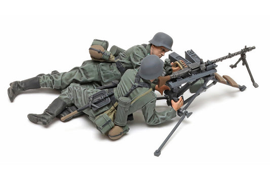 Tamiya 1/35 Military - 1/35 German MG Team Mid-WWII  - 35386