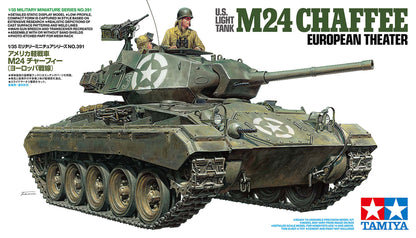 Tamiya 1/35 Military - 1/35 U.S. Light Tank M24 Chaffee European Theatre - 35391