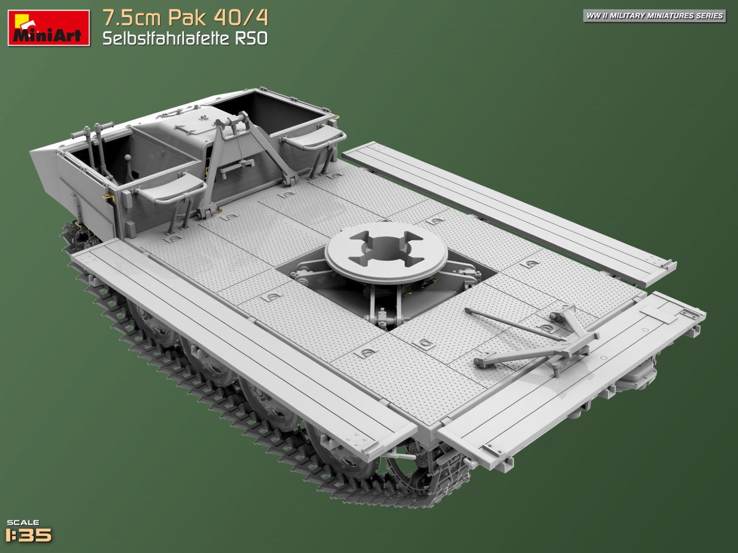 1/35 MiniArt - 7.5cm PaK 40/4 Selbstfahrlafette RSO (PRE-ORDER SPRING/SUMMER 2025)