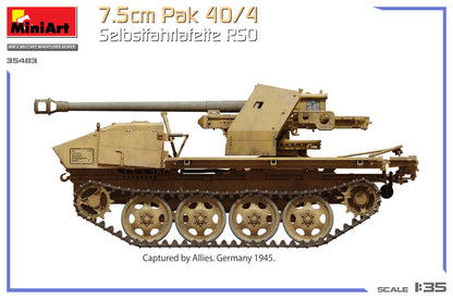 1/35 MiniArt - 7.5cm PaK 40/4 Selbstfahrlafette RSO (PRE-ORDER SPRING/SUMMER 2025)