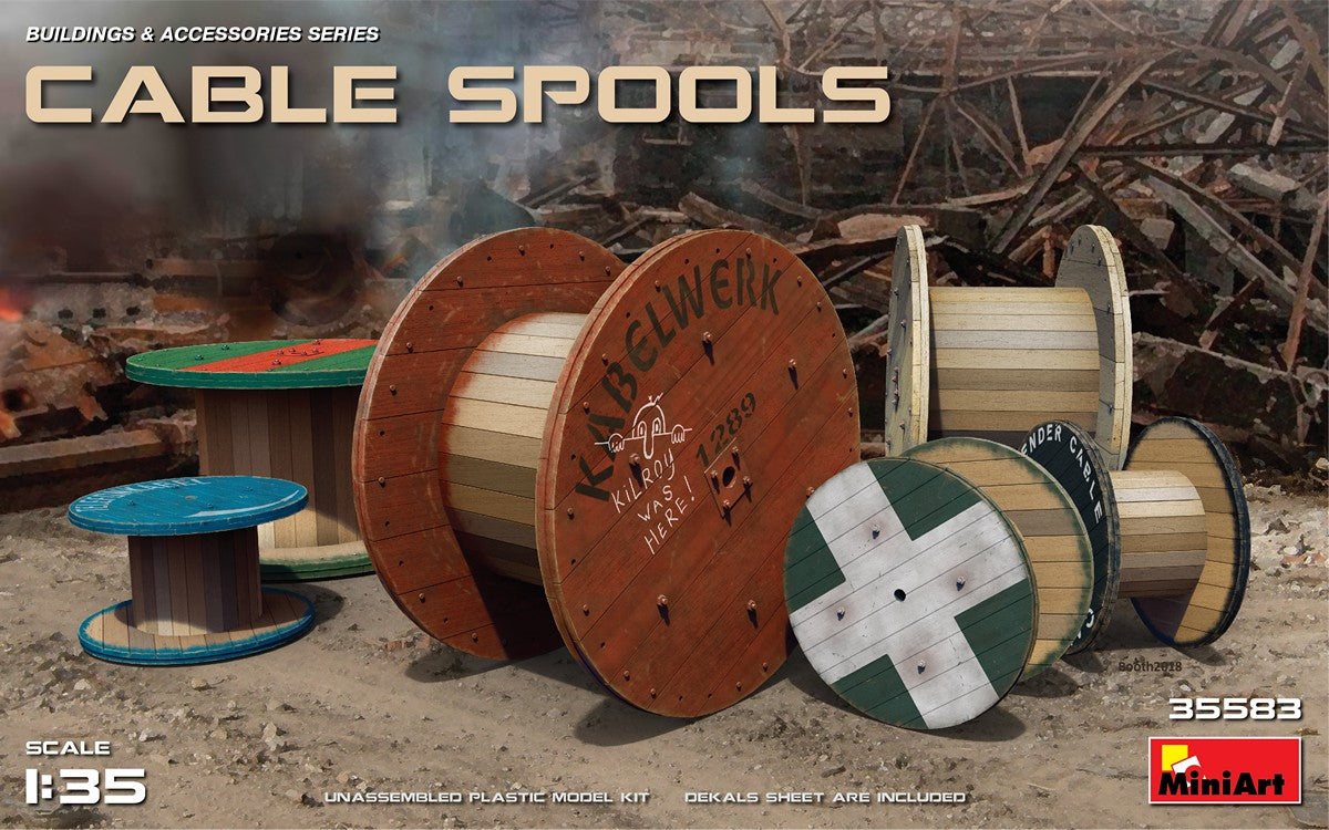 MiniArt Cable Spools - 35583 box art