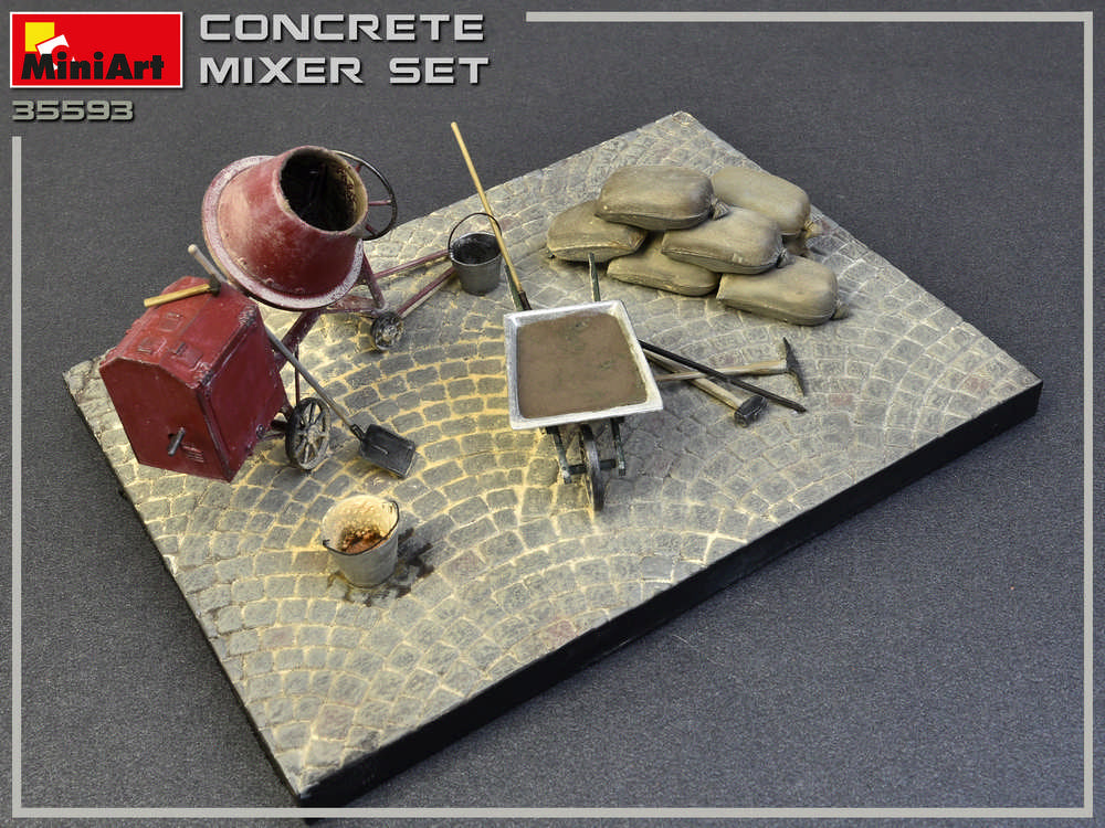 MiniArt Concrete Mixer Set - 35593 image 2