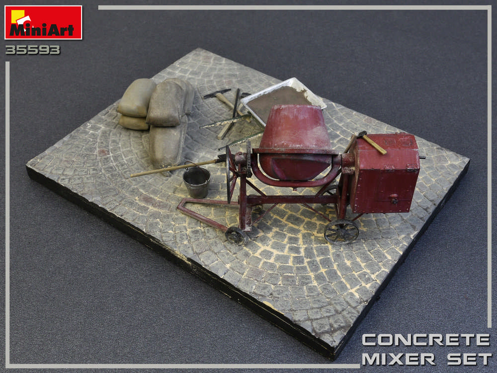 MiniArt Concrete Mixer Set - 35593 image 4