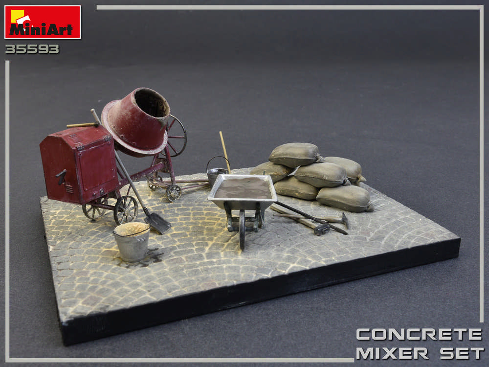 MiniArt Concrete Mixer Set - 35593 image 5