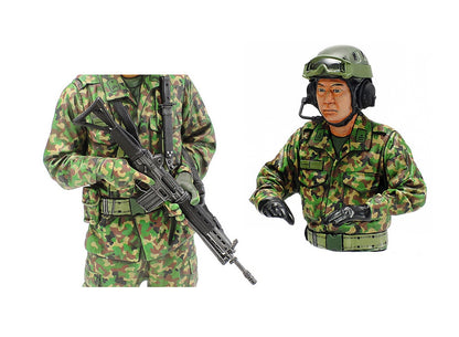 Tamiya 1/16 Military - 1/16 JGSDF Tank Crew Set - 36316