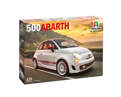 Italeri 1/24 Cars - Fiat 500 Abarth (2008) - 3674