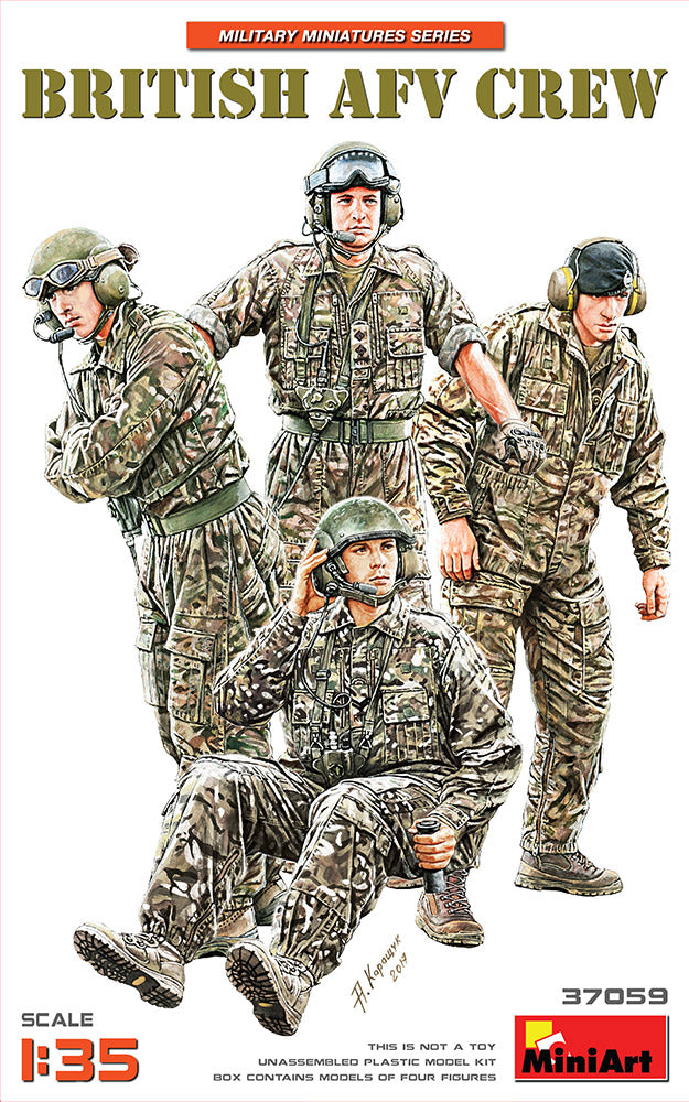 MiniArt British AFV Crew - 37059 box art
