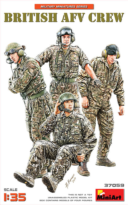 MiniArt British AFV Crew - 37059 box art