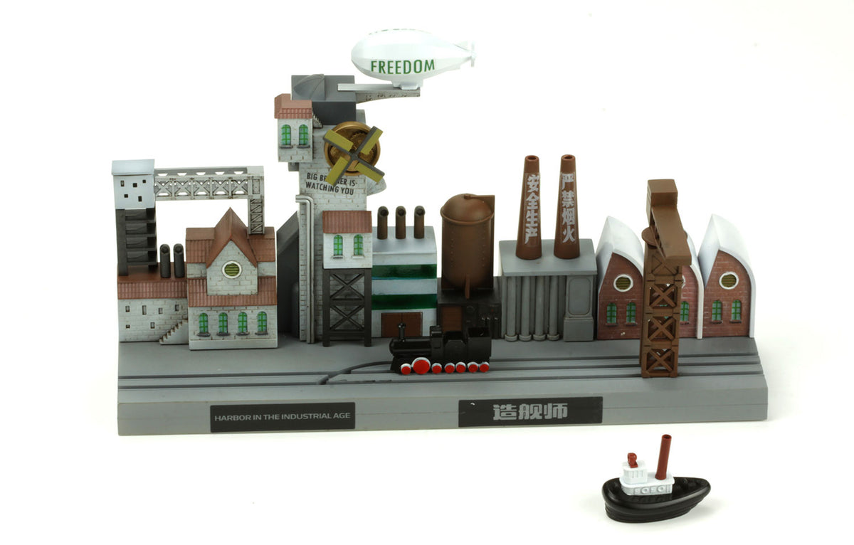 Meng Warship Builder Harbour in the Industrial Age WB-006, image 2