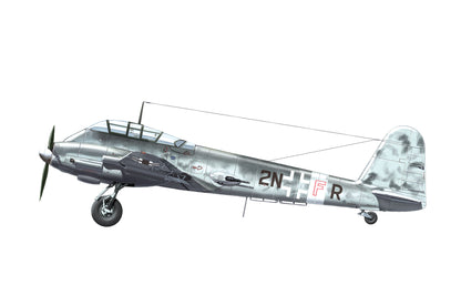 Meng 1/48 Messerschmitt Me 410A-1 High Speed Bomber model kit LS-003, image 11