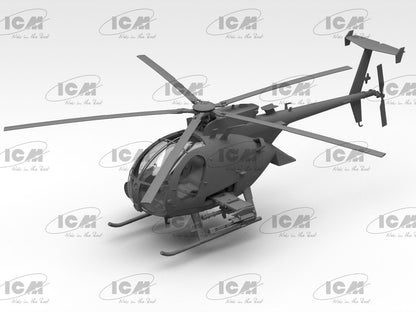 ICM Aircraft 1:48 - AH-6J Little Bird, U.S Special Forces Attack Helicopter - ICM48370