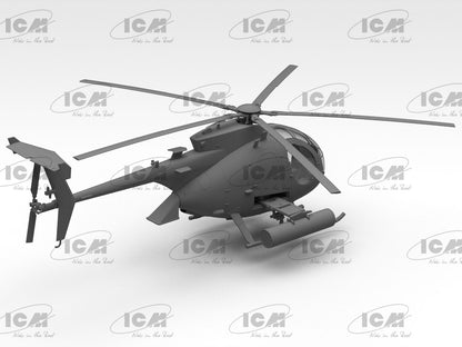 ICM Aircraft 1:48 - AH-6J Little Bird, U.S Special Forces Attack Helicopter - ICM48370