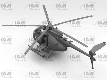 ICM Aircraft 1:48 - AH-6J Little Bird, U.S Special Forces Attack Helicopter - ICM48370