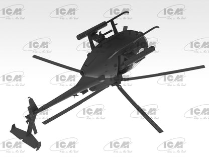 ICM Aircraft 1:48 - AH-6J Little Bird, U.S Special Forces Attack Helicopter - ICM48370