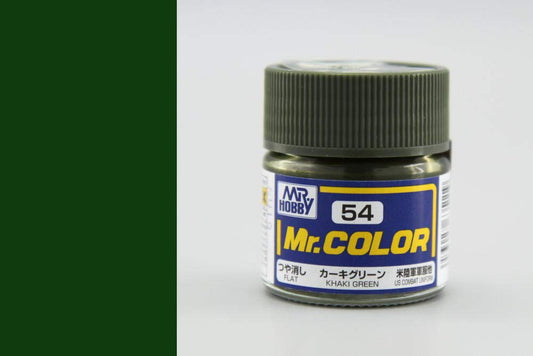Mr.Hobby - Mr.Color Flat - C-054 Khaki Green for US Army Uniform 10ml