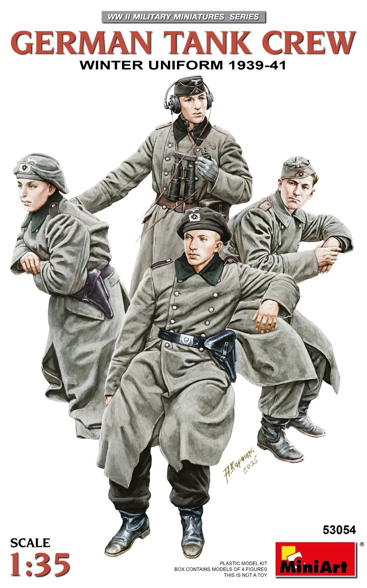 MiniArt German Tank Crew Winter Uniform 1939-41 - 53054 box art