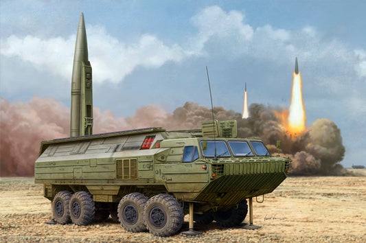 Hobby Boss 1/35 Soviet SS-23 Spider Tactical Ballistic Missile model kit 85505, box art