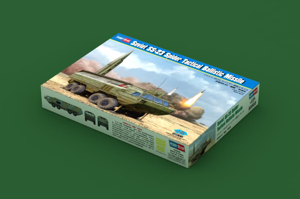 Hobby Boss 1/35 Soviet SS-23 Spider Tactical Ballistic Missile model kit 85505, image 2