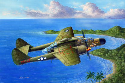 Hobby Boss 1/48 Northrop P-61A Black Widow model kit 81730, box art