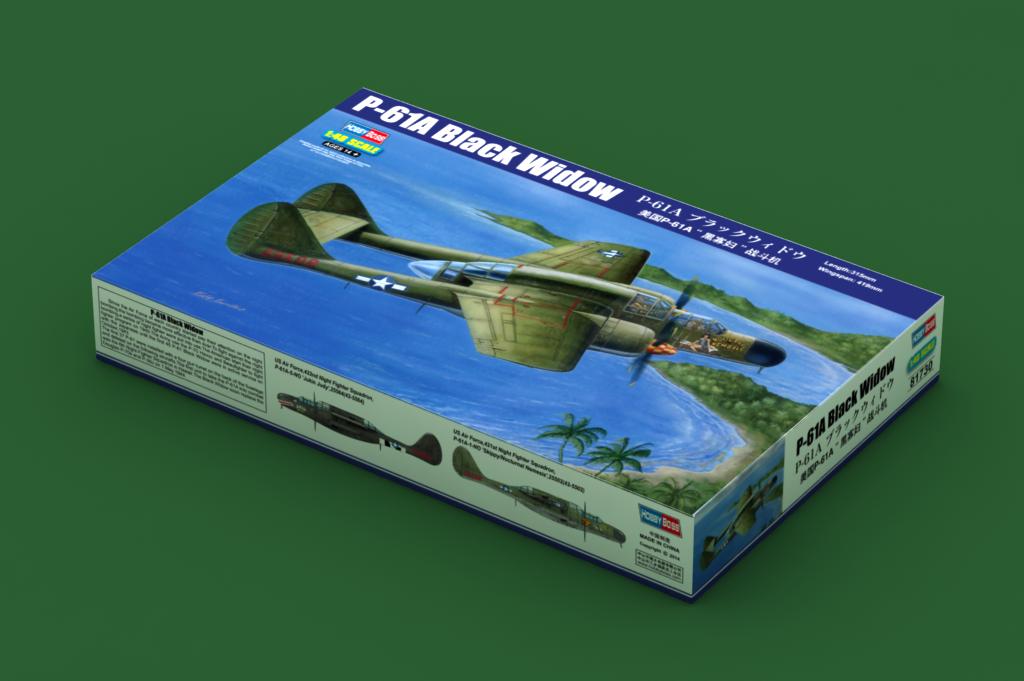 Hobby Boss 1/48 Northrop P-61A Black Widow model kit 81730, image 2