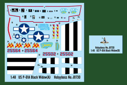 Hobby Boss 1/48 Northrop P-61A Black Widow model kit 81730, image 3