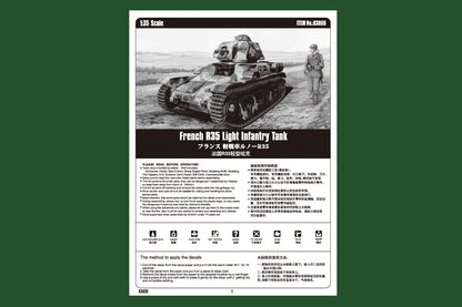 Hobby Boss 1/35 French Renault R35 Light Infantry Tank model kit 83806, image 5