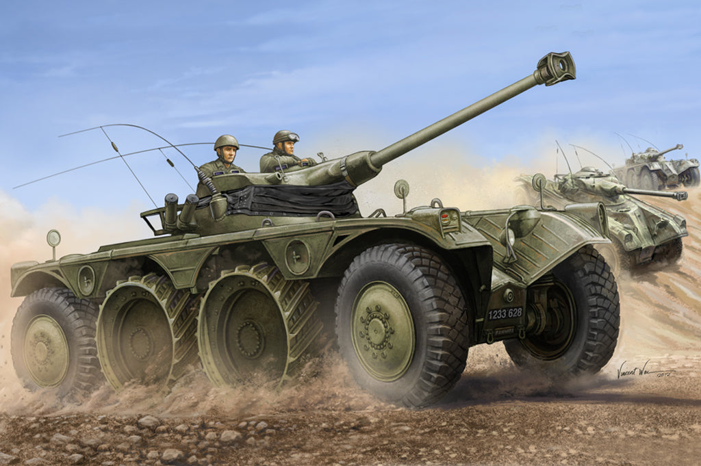 Hobby Boss 1/35 French EBR-11 Wheeled Reconnaissance Vehicle model kit 82490, box art