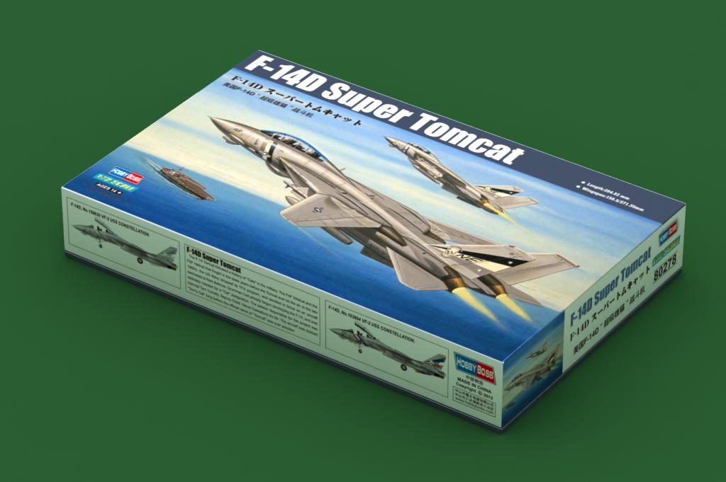 Hobby Boss 1/72 Grumman F-14D Super Tomcat model kit 80278, image 2