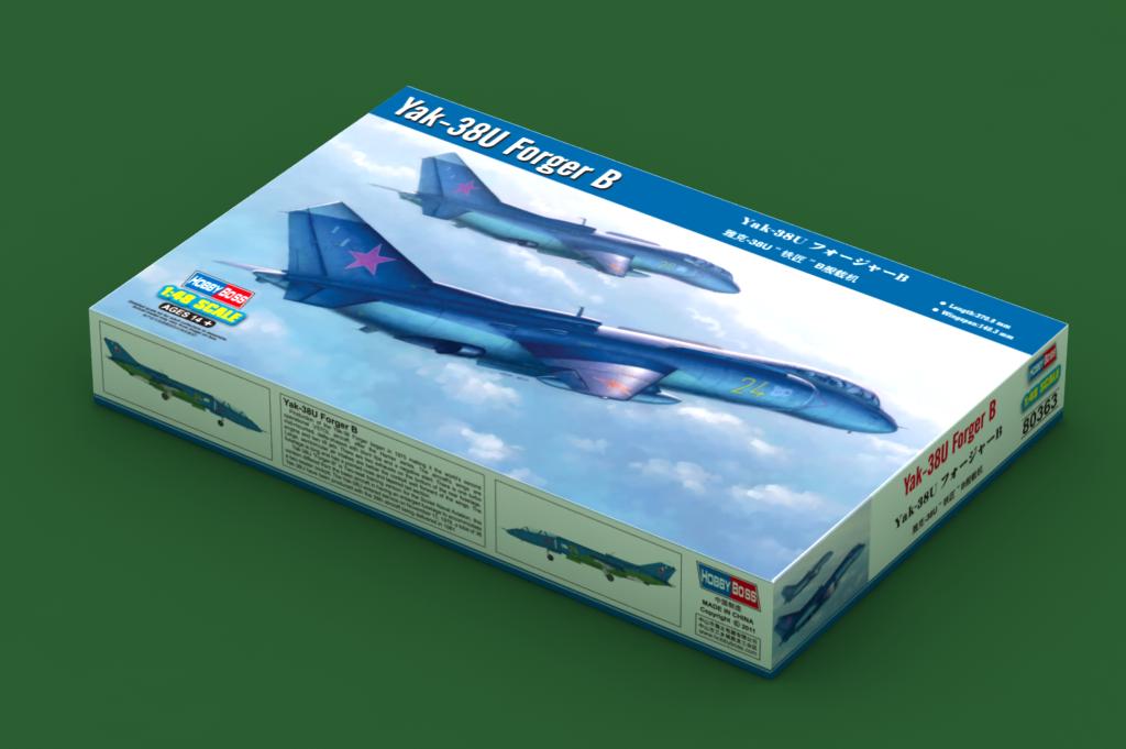 Hobby Boss 1/48 Yak-38U Forger B model kit 80363, image 2