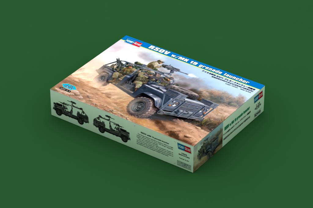 Hobby Boss 1/35 RSOV with MK 19 Grenade Launcher model kit 82449, image 2