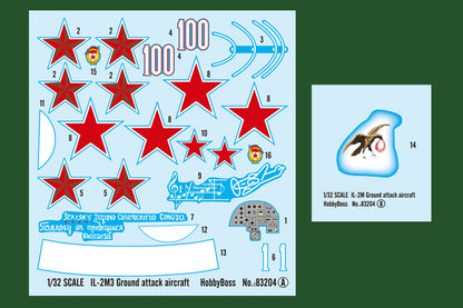 Hobby Boss 1/32 Ilyushin Il-2M3 Ground Attack Aircraft model kit 83204, image 3